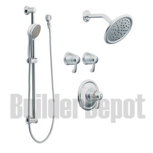 Moen Immersion 270 Bathroom Tub and Shower Faucets Chrome