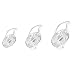 Plantronics Eartips Kit 3 PIECES Small Medium Large Eartips for Plantronics Discovery 975 925
