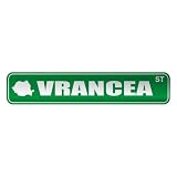  VRANCEA ST  STREET SIGN CITY ROMANIA
