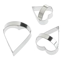 Harold's Kitchen Heart Cutters, Set of 3