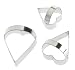 Harold's Kitchen Heart Cutters, Set of 3