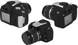 Delkin Snug It Pro Skin for Nikon D90 Digital SLR Camera - Black