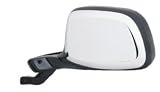 K Source 61034F OE Replacement Mirror 92-98 Ford Bronco, F150, F250, F350 Pick-up, Black/chrome (Foldaway), Driver, Side, Manual