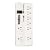 Spikemaster SM-BG8 8 Outlet Block, Standard Protection Surge Protector (White)