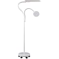 Floor Standing Craft Lamp - White