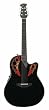 Ovation Custom Elite C2078AX Ac-Electric Guitar w/ Case-Black