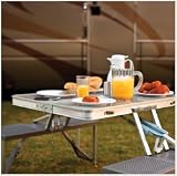 Picnic Time Folding Picnic Table With 4 Seats