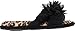 Dearfoams Women's Double Strap Scuff Flat