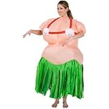 Hula Girl Inflatable Costume Adult
