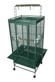 Brand New Parrot Bird Wrought Iron Cage Play-Top 24x22x63-WI24HGN