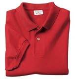Hanes Stedman - 55-Ounce Jersey Knit Sport Shirt Red -M