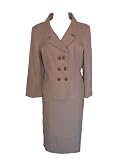 SUIT STUDIO Paula 2-piece Skirt Suit-LT/PAS BWN-18