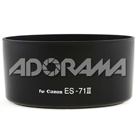 Adorama Dedicated Lens Hood for Canon EF 50mm f/1.4 (ES-71-II)