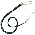 Top Grain Spanish Leather Mini Bullwhip - Brown - 40 Inches