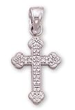 14kt Gold Religious Pendant with Diamonds - DS1072