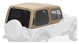 Bestop 41500-04 Tan Hardtop with Upper Door