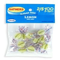 Sathers Sugar Free Lemon Hard Candy - 1 Oz Bag, 12 Ea by FARLEY'S & SATHER'S CANDY CO.