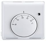 Thermostat Fußbodenheizung Elektroheizung Aufputz weiß #740