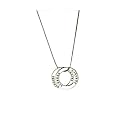 2-Affirmation Snake Chain Necklace