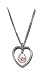 Arizona Diamondbacks Necklace w/ Baseball in Heart Charm