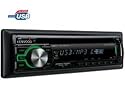 KENWOOD KDC-W4044UG CD/MP3 USB Car Radio - Green + FP1 black case Head Unit In-car entertainment Bundle