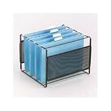 Expressions Wire Mesh Hanging File Frame Holder, Letter Size, Pewter (ELD22194)