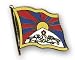  : Flaggen-Pin vergoldet : Tibet
