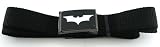 Black Licensed Batman Belt & Buckle Universal Size