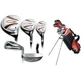 Affinity Crave Teen Golf Combo Set (Driver, 3 Wood, 4/5 Hybrid, Graphite, 7-PW, Putter, Standbag)