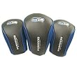 Seattle Seahawks Mesh Golf Barrel Head Cover Set - Football Sports Merchandise