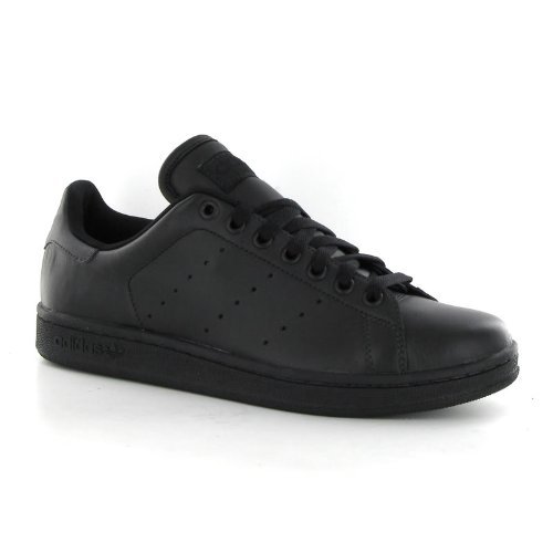 Adidas Stan Smith 2 Black Leather Hommes Sneakers Size 41 1/3 EU