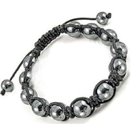 SH-19 HEMATITE SHAMBALLA: The Original Utopia London � Macrame Disco Ball Iced black grey Hematite ,The Love Sphere ,Shamballa BRACELET , 8 Hematite Balls, 2 Small Hematite Balls,Disco pave Ball Iced silver grey swarovski bling ,bling 12mm Unisex for men and women ,comes with a luxury turquoise gift pouch ,by Utopia London�