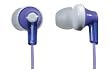 Panasonic RP-HJE120E1V In-Ear-Kopfh�rer (3,5 mm Klinkenstecker) violett