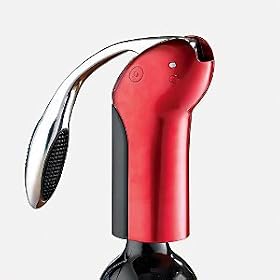 Vertical Rabbit Corkscrew (Candy Apple Red by Metrokane