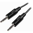 Cables Unlimited AUD-1100-25 3.5mm Male to Male Stereo Cable (25 Feet, Black)
