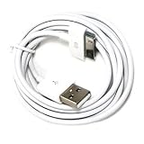 Bluecell White 6FT USB Data Sync Cable Apple iPhone 4 4S 3GS iPod iPad