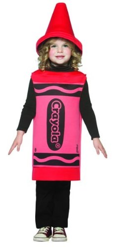 Rasta Imposta Crayola Red Toddler Costume,Red,3-4T