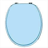 Trimmer Molded Wood Toilet Seat - Blue