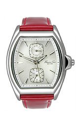 Kenneth Cole New York Leather Collection Multifunction Silver Dial Women's watch #KC2317RED
