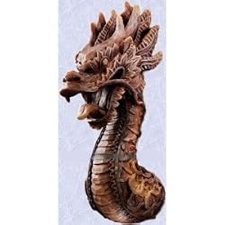Oriental Fire Dragon Wall Sculpture