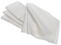DII Restaurant Quality Set of 4 Napkins, White