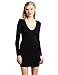 Nation LTD Women's Alexandria Long Sleeve Mini Dress, Black, 3
