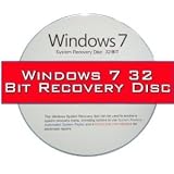 Windows 7 System Recovery disk Live Boot CD 32 bit DVD. (disc works with Home Basic, Home Premium, Business, and Ultimate)