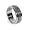 Mens .925 Sterling Silver Greek Key Spin Band Ring Size 9