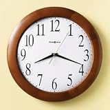 Corporate Wall Clock, Classic Cherry Finish/Gold Second Hand, 12-3/4 Diameter