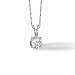 1/4 carat dtw round solitaire diamond pendant
