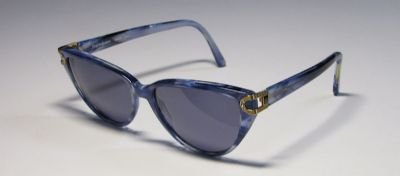 Authentic Yves Saint Laurent SunGlasses 5006 blue horn Y544