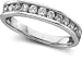 1/2 ctw 12-Stone Diamond Band in 14K White Gold