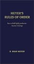 Meyer's Rules of Order