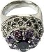 Mens Sterling Silver Jewelry Ring with Gemstone Handmade India Style (rng282)